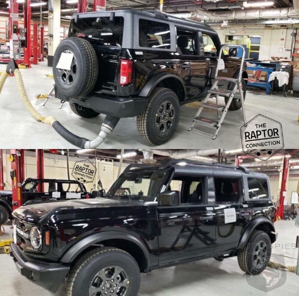 UNCOVERED: 2021 Bronco in Black And A Glimpse Of A Two Door Going Topless!